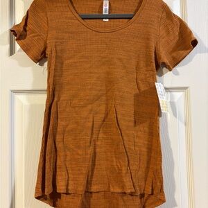 LuLaRoe Women's Burnt Orange Short Sleeve Tee